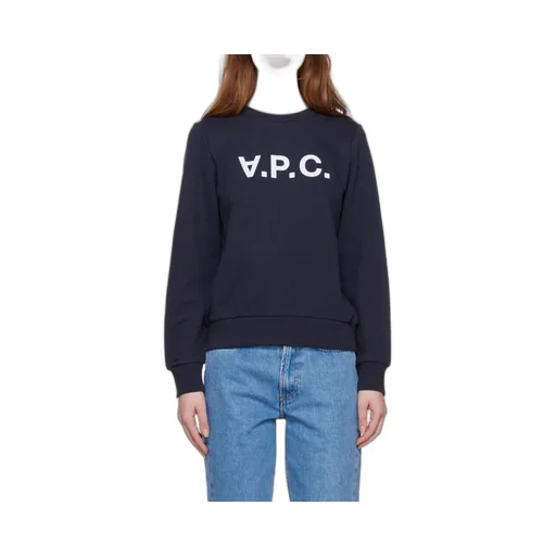 Flocked Logo Crewneck Sweatshirt