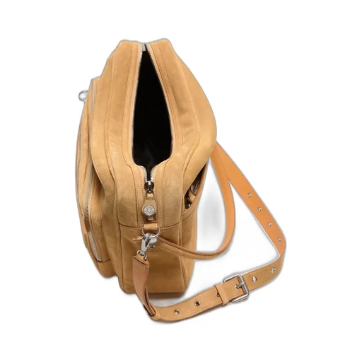 Camero Camera Suede Leather Shoulder Bag