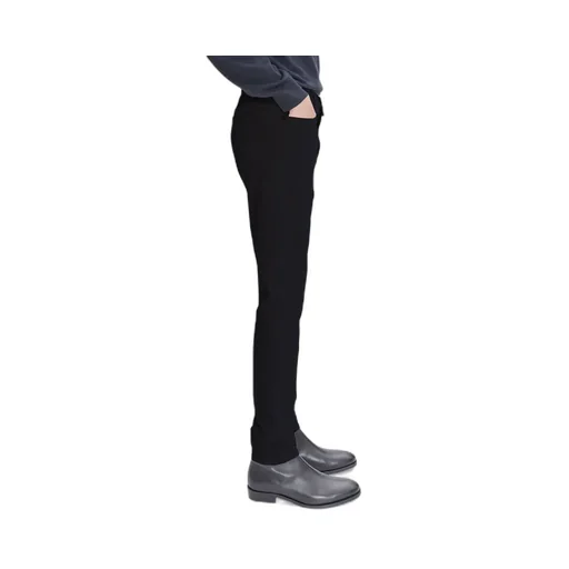 Straight-Leg Slim-Cut Pants