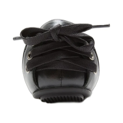Lace-Up Leather Sneakerinas