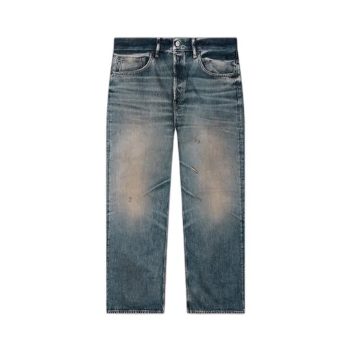Waistband Denim Trousers
