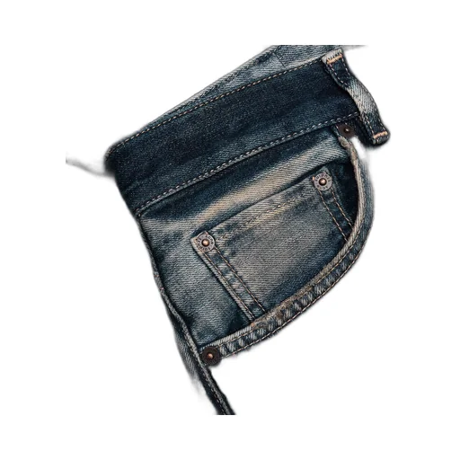 Waistband Denim Trousers