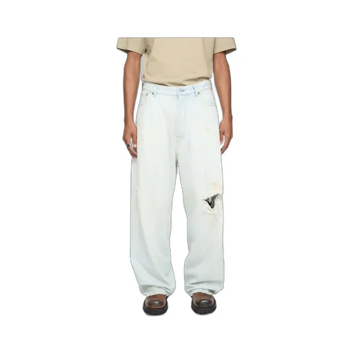 Distressed Denim Trousers