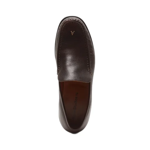 Leather Slip-On Loafers