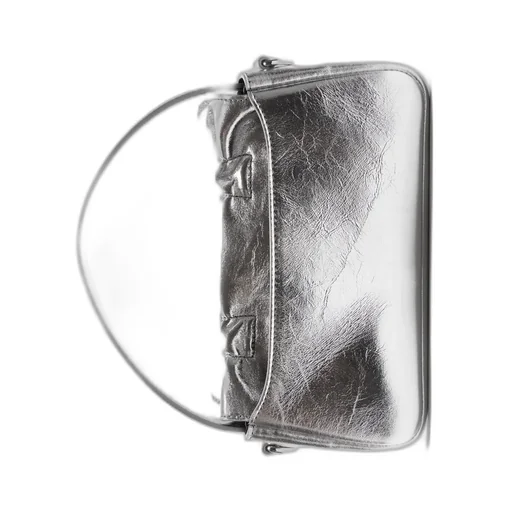 Bow-Detail Calf Leather Satchel
