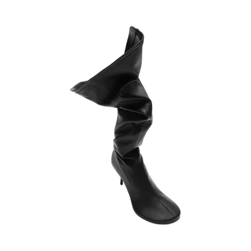 Slouchy Leather Boots