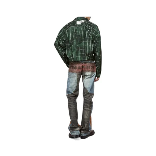 Layered Checked Shirt