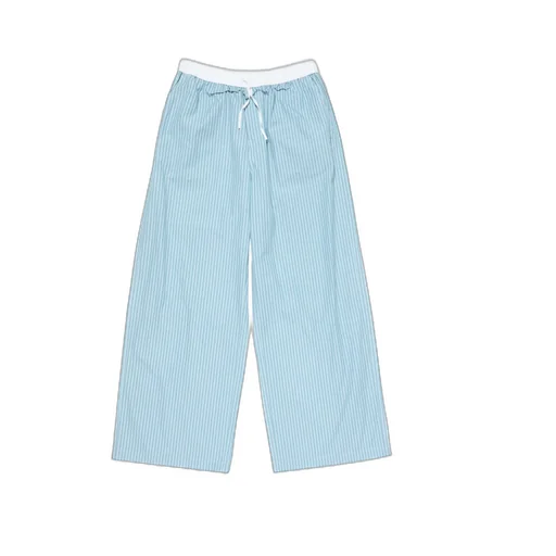 Striped Cotton Trousers