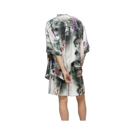 Paint-Splatter Shorts