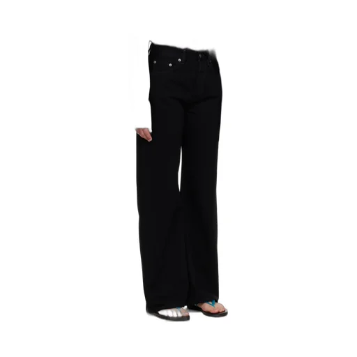 Wide-Leg Straight Jeans