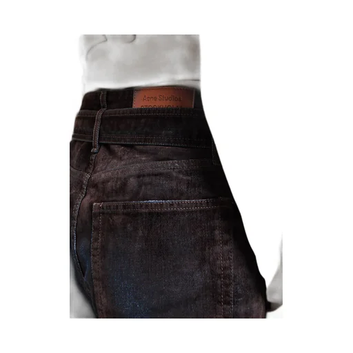 Belted Loose-Leg Jeans