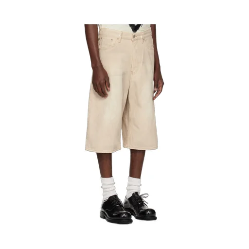 Belt Loop Denim Shorts