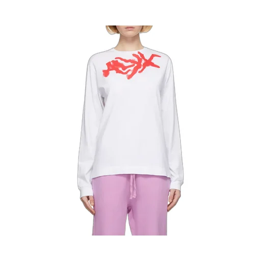 Spray-Logo Long-Sleeve T-Shirt
