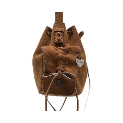 Mini Multipocket Suede Shoulder Bag