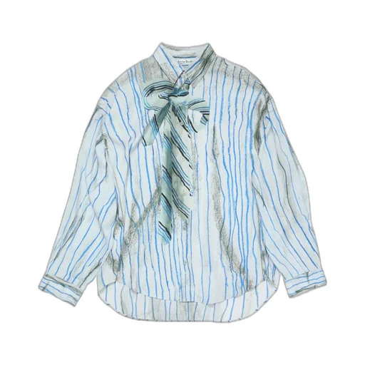 Striped-Pattern Shirt