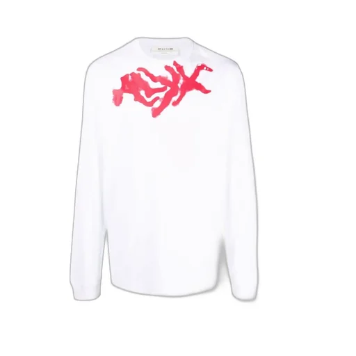Spray-Logo Long-Sleeve T-Shirt