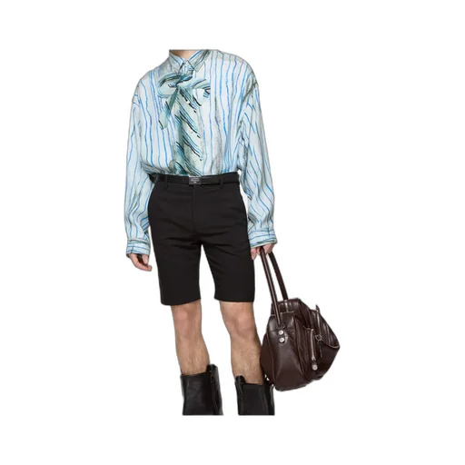 Striped-Pattern Shirt