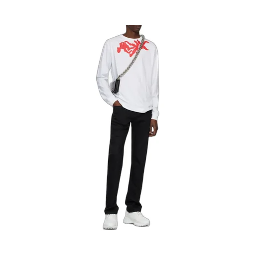 Spray-Logo Long-Sleeve T-Shirt