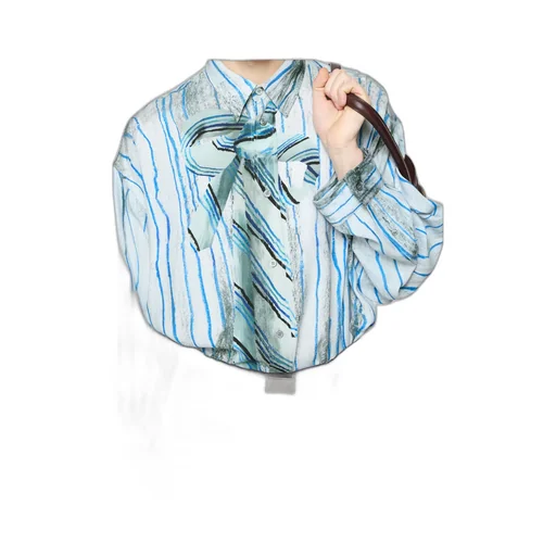Striped-Pattern Shirt