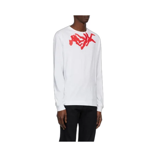 Spray-Logo Long-Sleeve T-Shirt