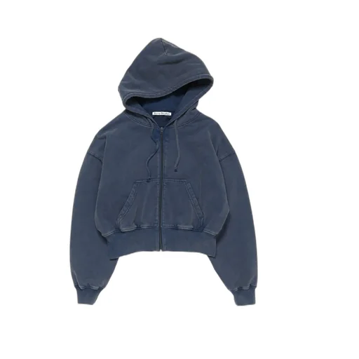 Zip-Up Drawstring Hoodie
