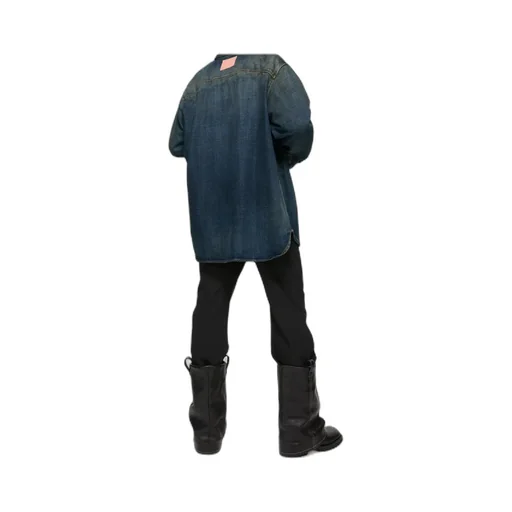 Double-Pocket Denim Shirt