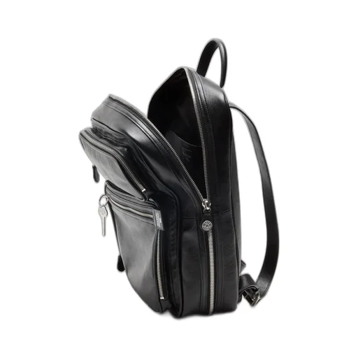 Leather Top-Handle Backpack