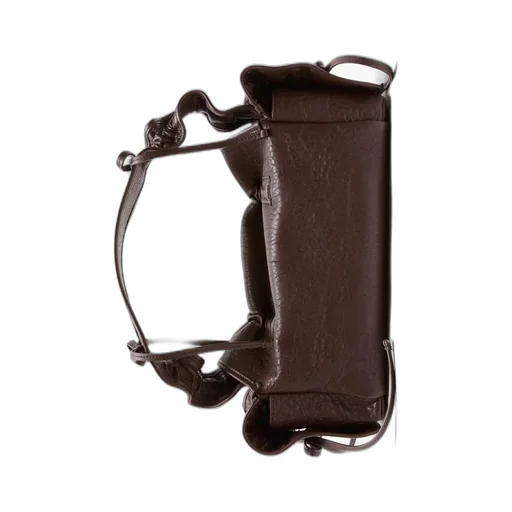 Multi-Pocket Leather Shoulder Bag