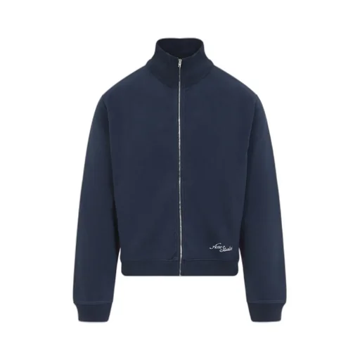 Logo-Embroidered Zip-Up Sweatshirt