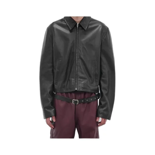 Long Sleeve Leather Jacket
