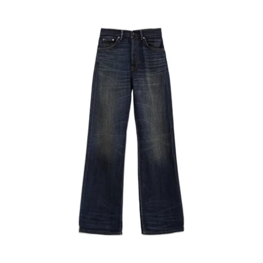 Logo-Patch Wide-Leg Jeans