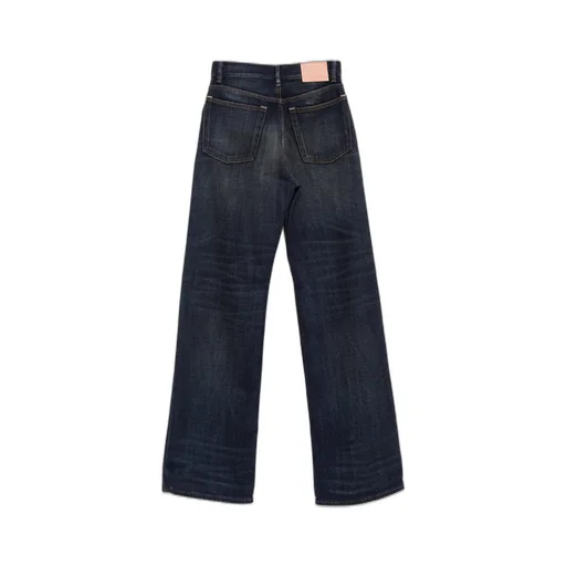 Logo-Patch Wide-Leg Jeans