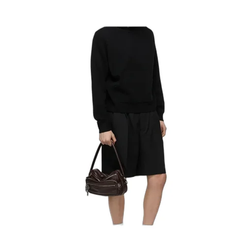 Camero Party Key-Charm Leather Shoulder Bag