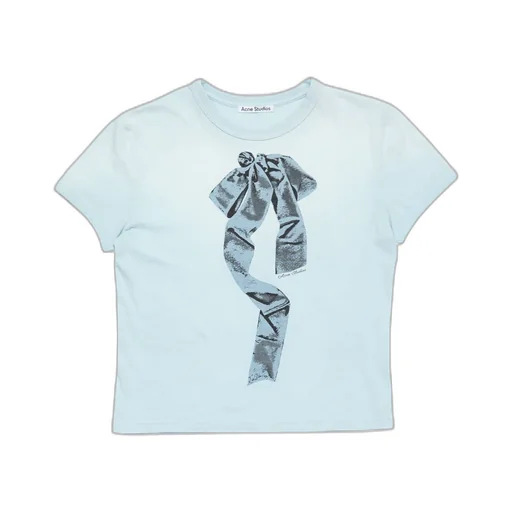 Ribbon-Print T-Shirt