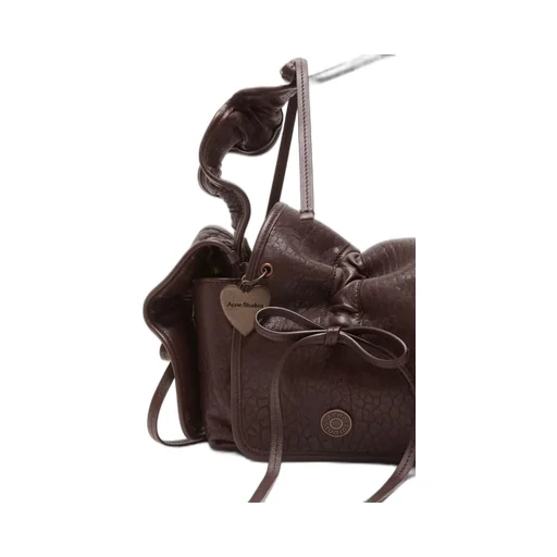 Multi-Pocket Leather Shoulder Bag