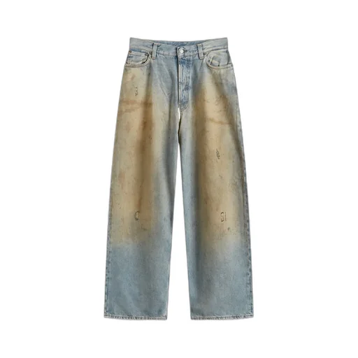 Distressed-Detail Jeans