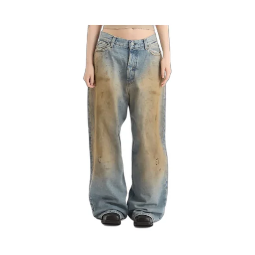 Distressed-Detail Jeans