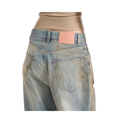 Distressed-Detail Jeans