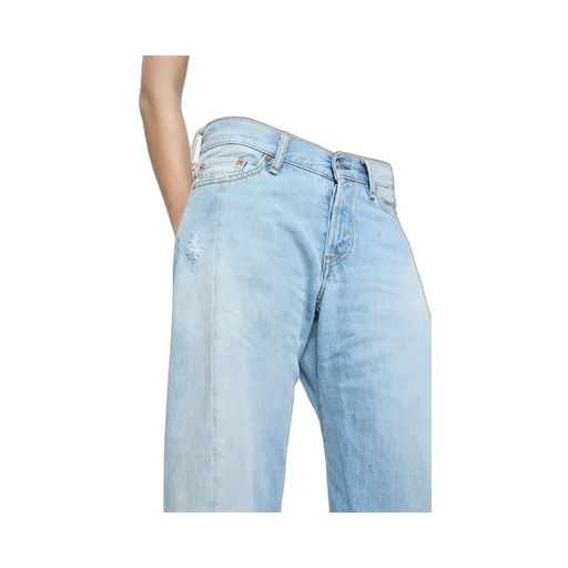 Denim Trousers With Belt Loops