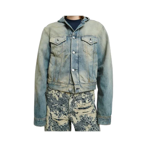 Hooded Denim Jacket