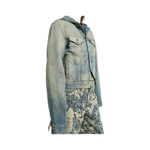 Hooded Denim Jacket