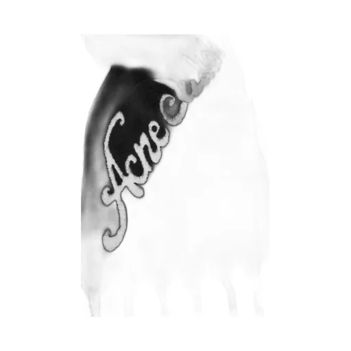 Logo-Detail Fringe Scarf