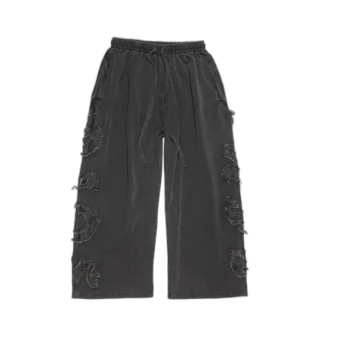 Embroidered Track Pants