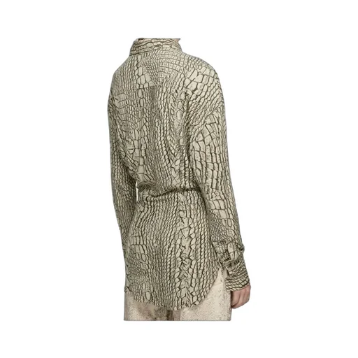 Button-Up Printed Shirt