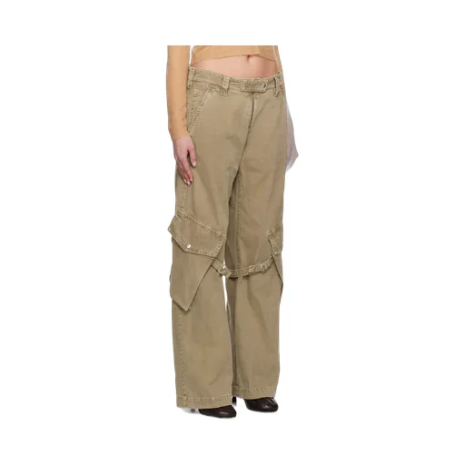 Strap-Detailed Cargo Trousers