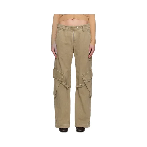 Strap-Detailed Cargo Trousers