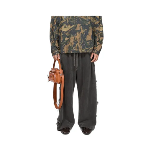 Embroidered Track Pants