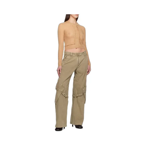 Strap-Detailed Cargo Trousers