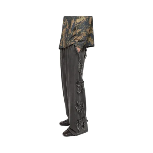 Embroidered Track Pants