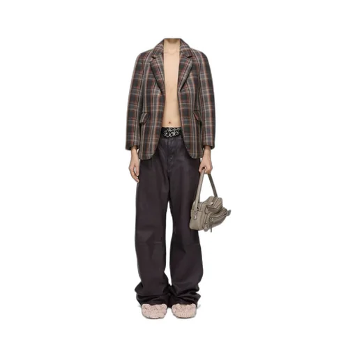 Checked Blazer